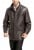 Mens Brown Leather Coat