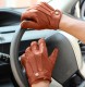 Tan Driving Gloves