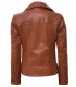 tan motorcycle leather jacket