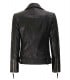 Black Leather Biker Jacket Women