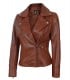 womens asymmetrical leather jacket