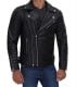 leather black leather jacket