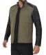 black and green leather jacket for men