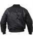 Black Classic Mens Bomber Jacket