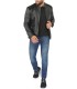 black cafe racer style jacket