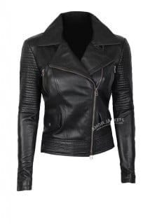Womens Leather Racing Jacket