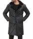 shearling leather trench coat mens