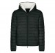 Black Puffer Jacket With Hood