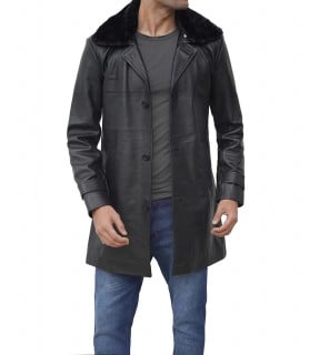 leather coat for men
