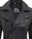 black leather biker jacket women