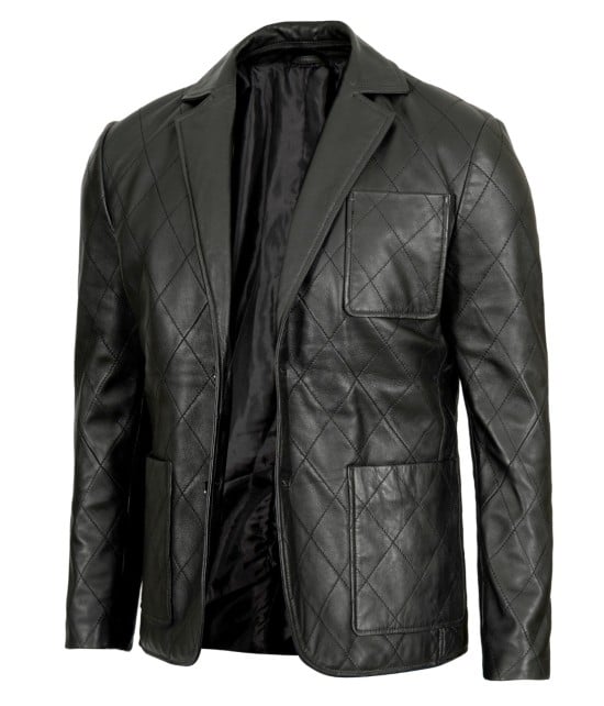leather blazer jacket for men