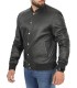 bomber leather jacket for men