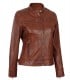 dodge leather jacket womens