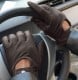 Brown Full Perforated Car Gloves
