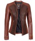 textured leather jacket