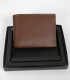 mens chocolate leather wallet