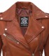 womens tan leather jacket