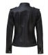 Women Black leather Jacket
