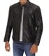 Black David Beckham Leather Jacket