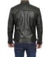 black quilted leather motorcycle