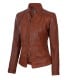 Leather Motorcycle Jacket Womens