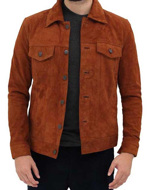 mens brown corduroy jacket