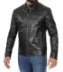 Men Black Everhart Leather Jacket