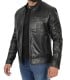 Everhart Black Leather Jacket