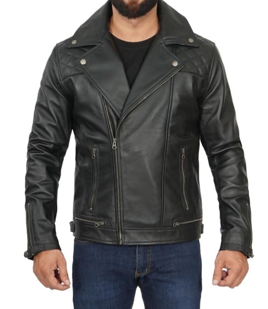 Biker Leather Jacket For Men