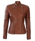 Jannie Cognac Wax Women's Leather Jacket