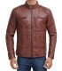 mens distressed leather jacket