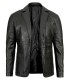 Mens Quilted Leather Blazer