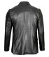 black leather blazer for men