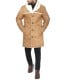 Mens Leather Distressed Waxed Sherpa Coat