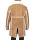 Leather Distressed Waxed Sherpa Coat Mens