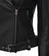 Margaret black leather jacket