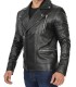 mens asymmetrical leather jacket