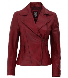 Womens Biker Leather jacket
