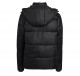 Mens hooded Black Puffer Jacket