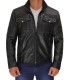 casual leather motorcycle jacket