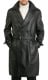 black leather trench coat mens