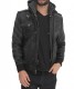 leather jacket with hood men