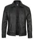 black mens leather jacket