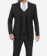 Three Piece Black Pinstripe suit