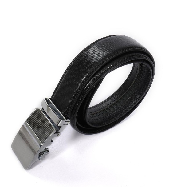 Black Belt with Silver Buckle