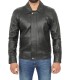 casual leather jacket for men