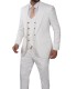 Mens Three Piece Double breasted waist suit