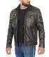 Moffit Ruboff biker Leather Jacket