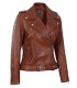 Margaret cognac leather jacket