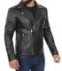 biker style leather jacket mens